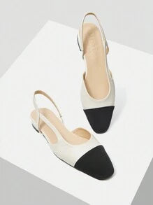 Chaussures plates confortables en patchwork pour femmes, pour les vacances, l'été, les vacances de printemps et Pâques Beige