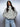 Sweat-shirt oversize en polaire sherpa à imprimé floral, col montant