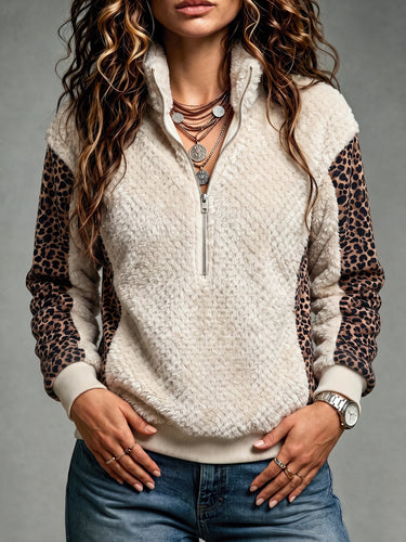 Sweat-shirt décontracté français pour femmes - Multicolore