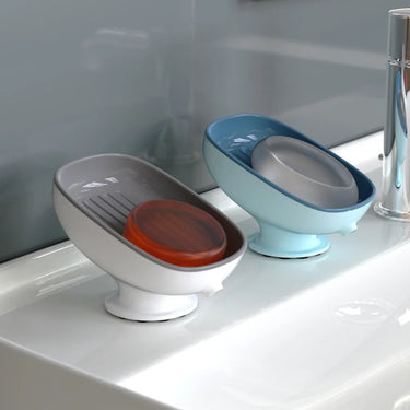 Super ventouse, égouttoir à éponge de cuisine, support de salle de bain, boîte à savon, égouttoir