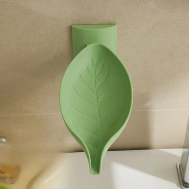Porte-savon mural New Leaf, non perforé, pour salle de bain, toilettes, maison