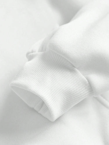 Sweat-shirt à capuche décontracté pour femmes avec imprimé lettres & ailes