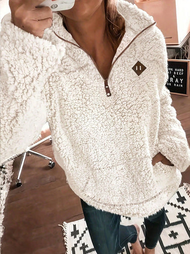 sweat-shirt décontracté à manches longues pour femmes