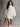 Sweat-shirt long pour femmes, col montant, manches, décoration de boutons métallique