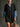 Robe décontractée ample mi-longue pour femmes, effet denim, col à revers, patchwork et couleurs contrastées