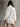 Sweat-shirt long pour femmes, col montant, manches, décoration de boutons métallique