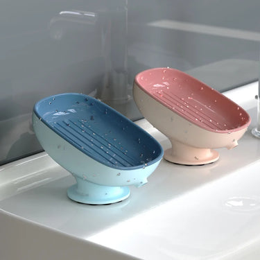 Super ventouse, égouttoir à éponge de cuisine, support de salle de bain, boîte à savon, égouttoir