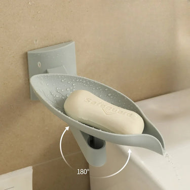 Porte-savon mural New Leaf, non perforé, pour salle de bain, toilettes, maison