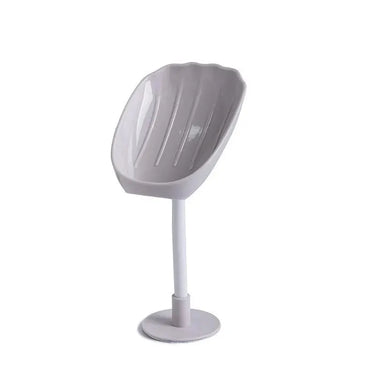 1 boîte à savon améliorée avec drain et double grille, porte-savon mural pour toilettes avec couvercle, boîte à savon non perforée