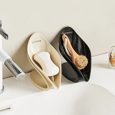 Porte-savon avec égouttoir, facile à nettoyer, économiseur de savon, anti-séchage, bac à savon mou pour douche, salle de bain, cuisine