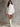 Sweat-shirt long pour femmes, col montant, manches, décoration de boutons métallique